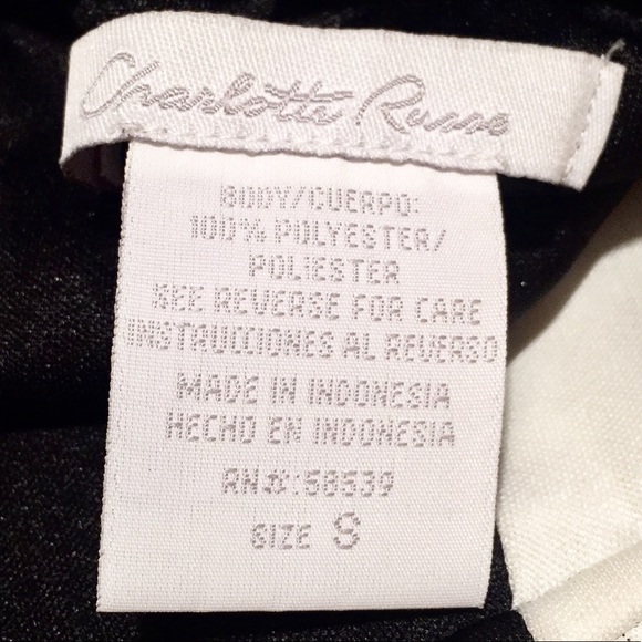 🛍Black & White Strapless Shift Dress🛍 - Picture 5 of 5